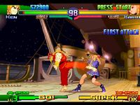 une photo d'Ã©cran de Street Fighter Alpha 3 sur Sony Playstation